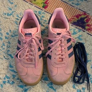 Adidas Gazelle Bold Pink And Navy